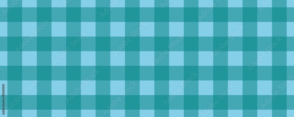 Banner, plaid pattern. Sky blue on Teal color. Tablecloth pattern. Texture. Seamless classic pattern background. Banner, plaid pattern. Sky blue on Teal color. Tablecloth pattern. Texture. Seamless classic pattern background.