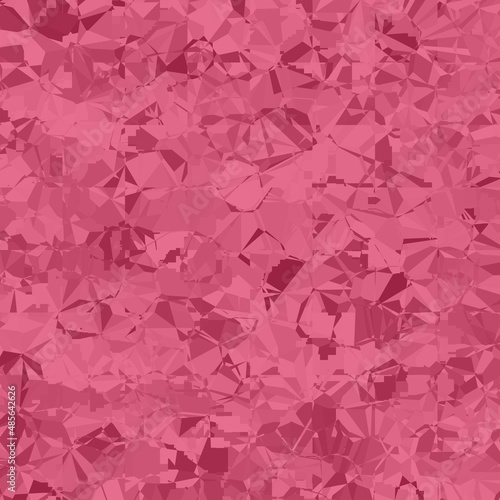 Abstract macro crystal geometric background texture Cerise color. Random pattern background. Texture Cerise color pattern background.