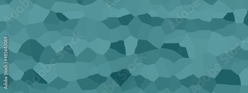 Banner of abstract geometrical background Harbor Blue color. Random pattern background. Texture Harbor Blue color pattern background.