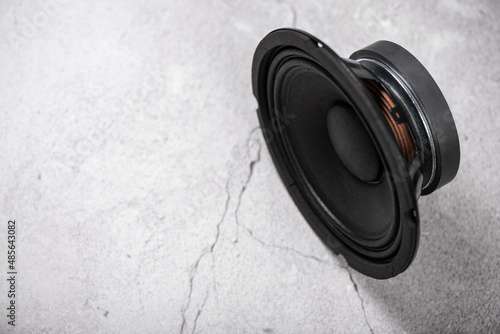 Black audio loudspeaker