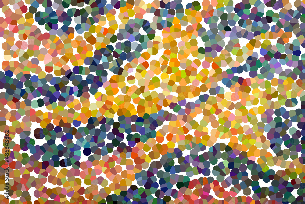 Pointillized curves in golden and dark blue and green hues Pointillized curves in golden and dark blue and green hues