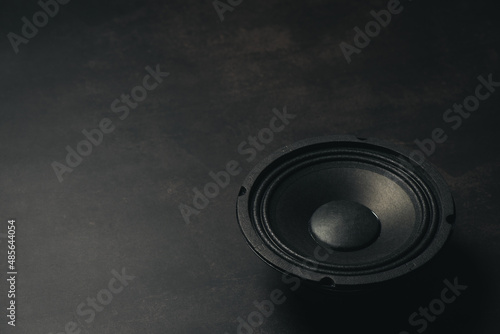 Black audio loudspeaker