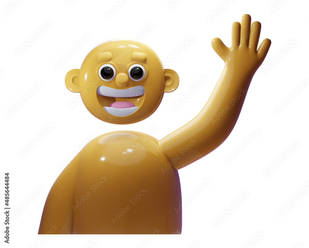 Série de portrait illustration enfantin 3d de personnage souriant et heureux pouvant illustrer des avatars de profil Série de portrait illustration enfantin 3d de personnage souriant et heureux pouvant illustrer des avatars de profil