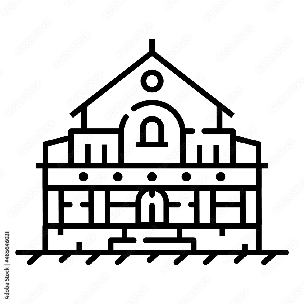House Flat Icon Isolated On White Background House Flat Icon Isolated On White Background