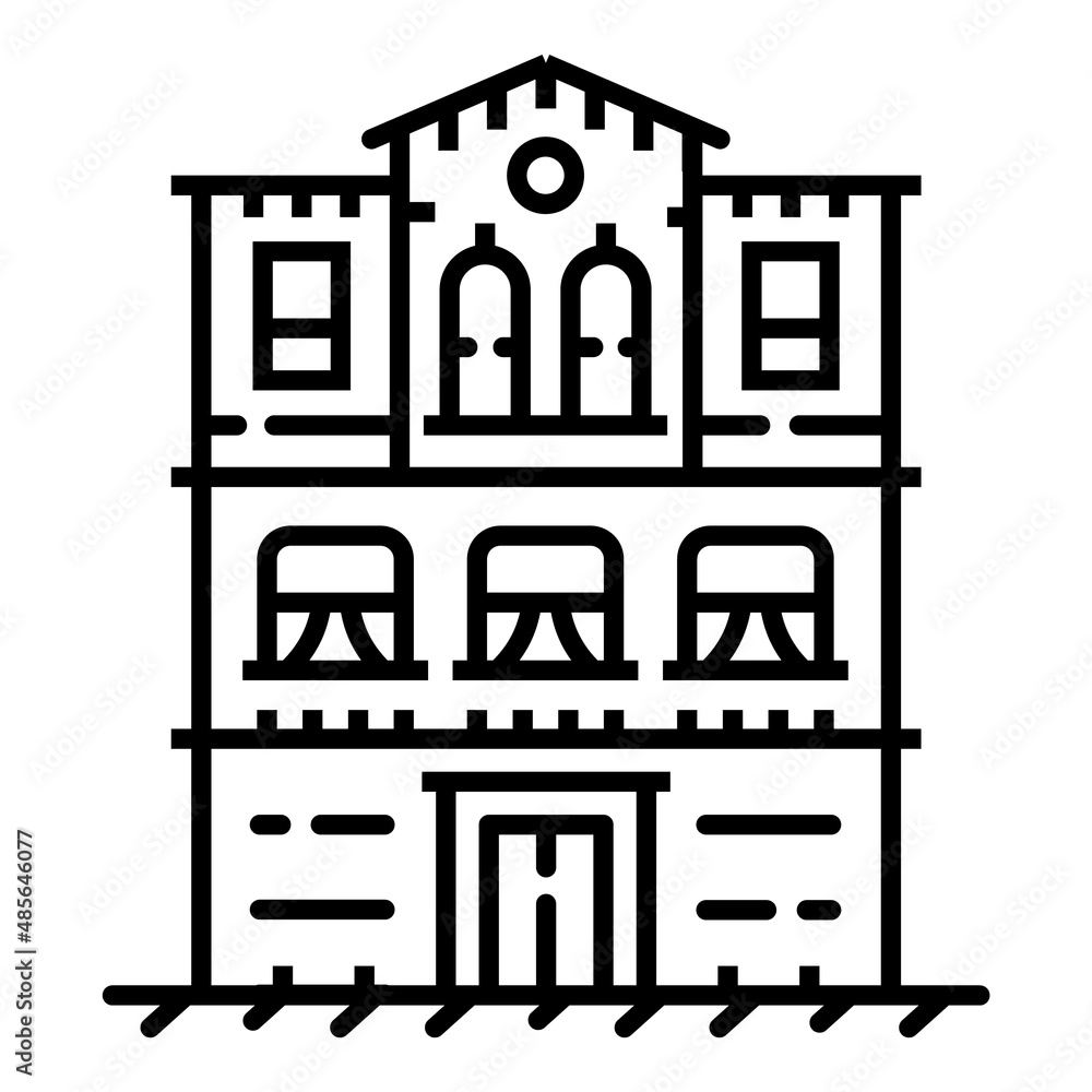 House Flat Icon Isolated On White Background House Flat Icon Isolated On White Background