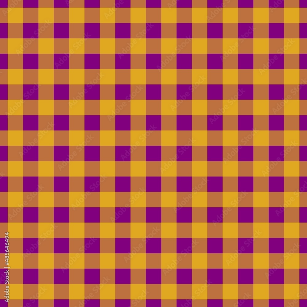Plaid pattern. Purple on Yellow color. Tablecloth pattern. Texture. Seamless classic pattern background. Plaid pattern. Purple on Yellow color. Tablecloth pattern. Texture. Seamless classic pattern background.