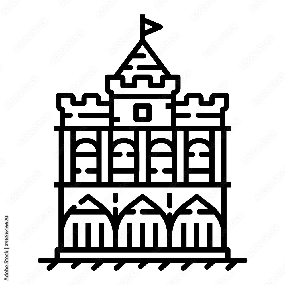 House Flat Icon Isolated On White Background House Flat Icon Isolated On White Background