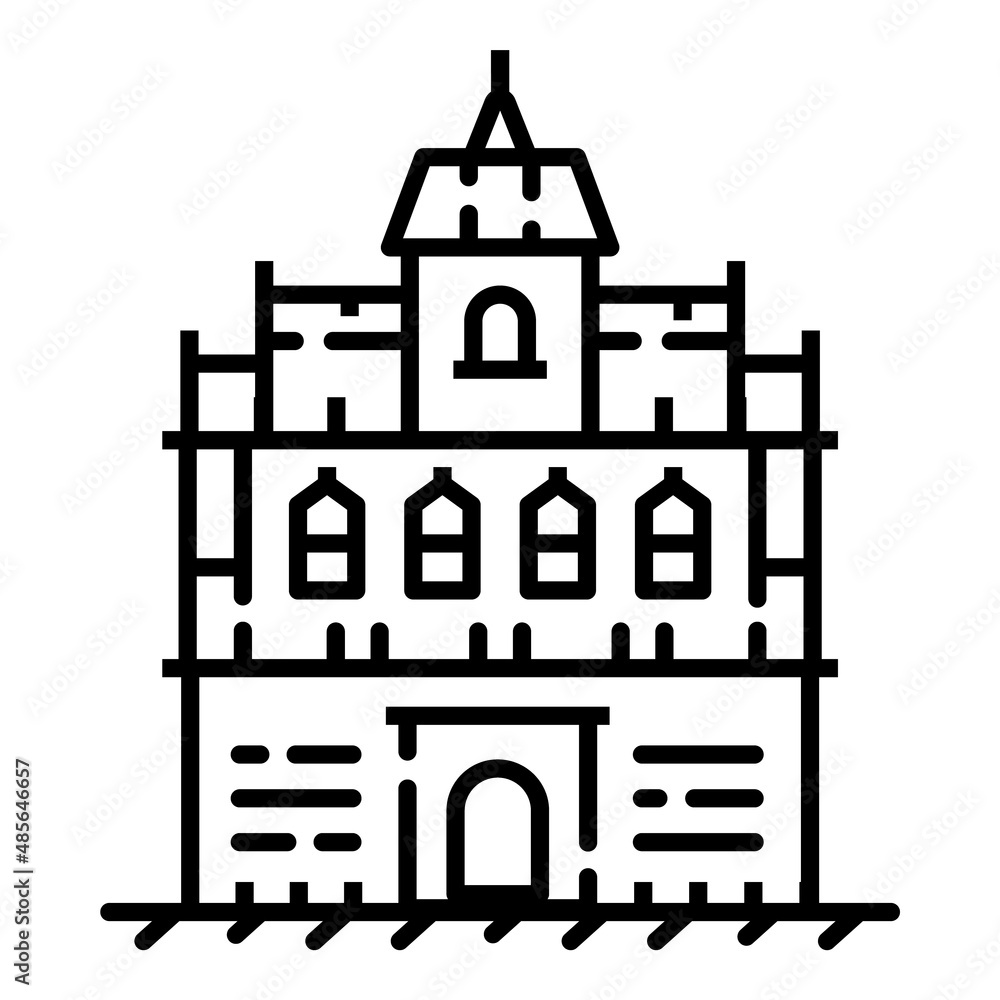 House Flat Icon Isolated On White Background House Flat Icon Isolated On White Background