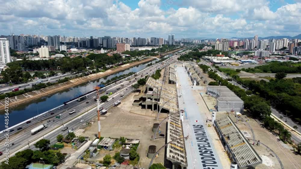 Cityscape of Sao Paulo Brazil. Stunning landscape of downtown district city. Metropolis landscape of landmark city. Cityscape of Sao Paulo Brazil. Stunning landscape of downtown district city. Metropolis landscape of landmark city.