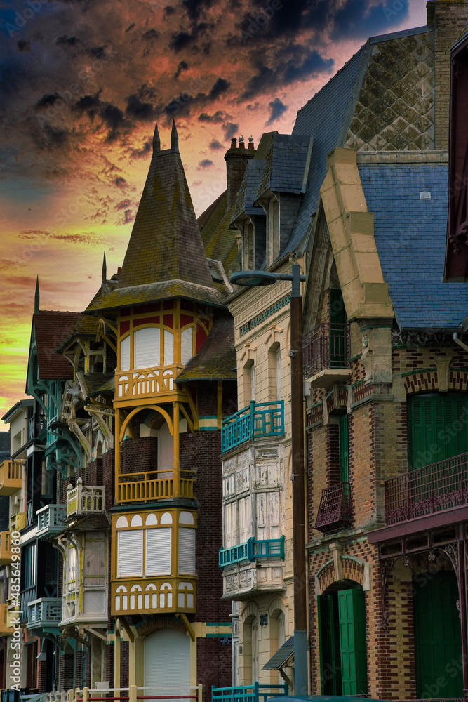 Fototapeta premium Maisons Normandes