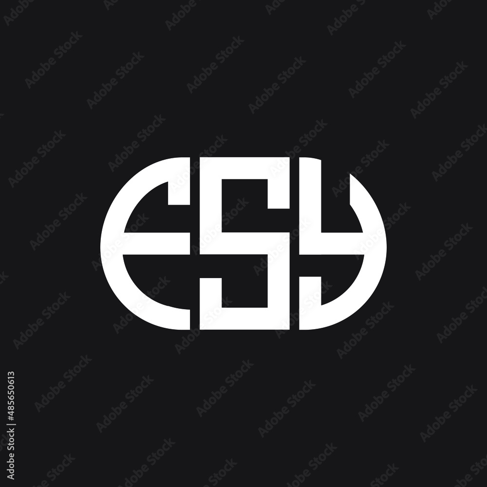 FSY letter logo design on black background. FSY creative initials letter logo concept. FSY letter design. FSY letter logo design on black background. FSY creative initials letter logo concept. FSY letter design.