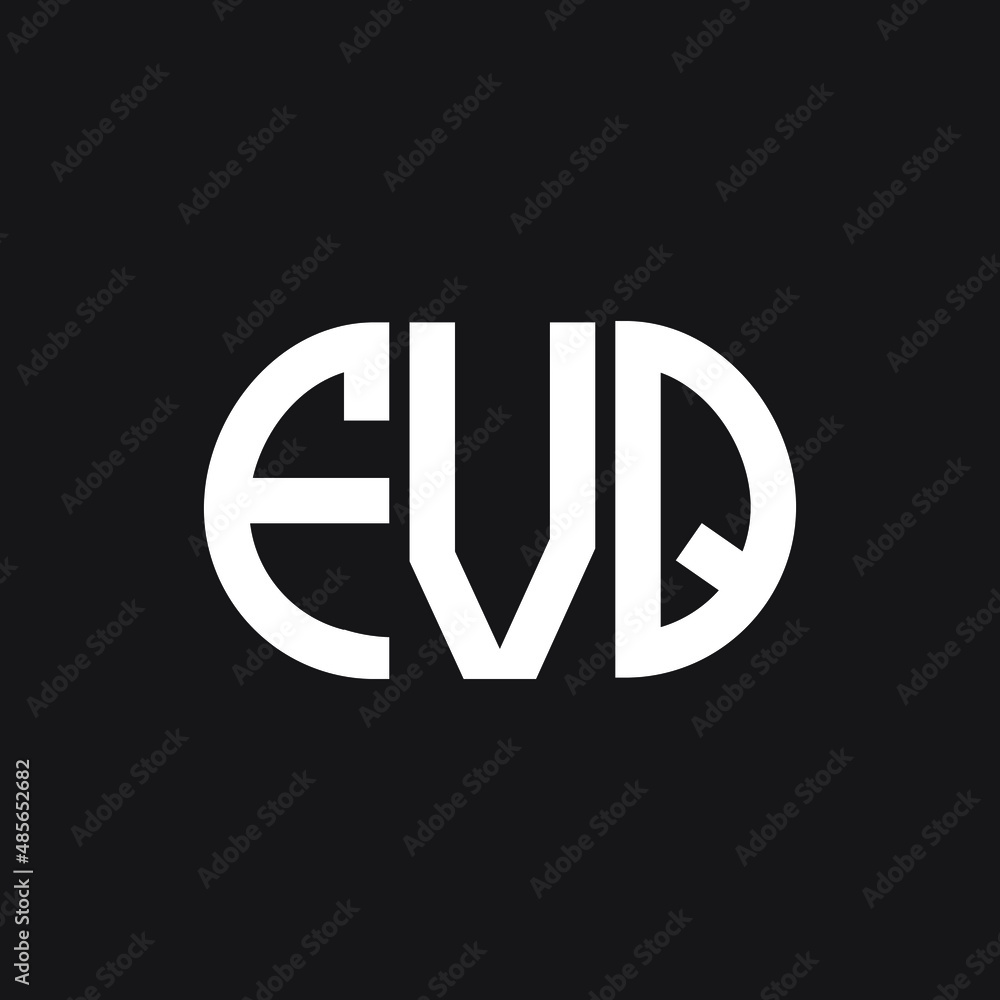 FVQ letter logo design on black background. FVQ creative initials letter logo concept. FVQ letter design. FVQ letter logo design on black background. FVQ creative initials letter logo concept. FVQ letter design.