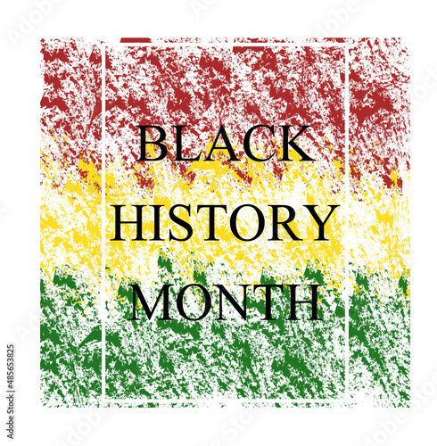 Black History Month Celebrate Vector . Template For Background , Banner , Card , Poster.