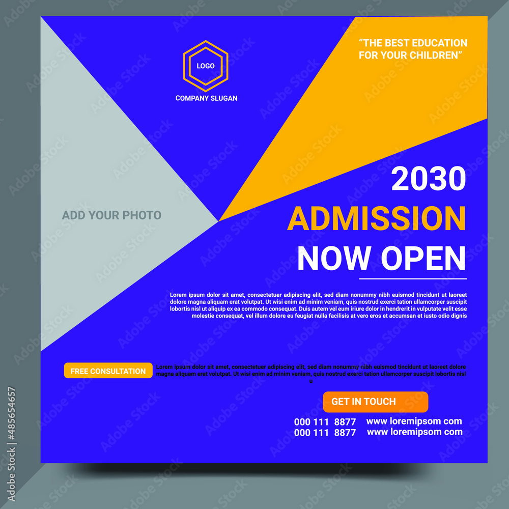 Obraz premium Corporate Social Media Post Template