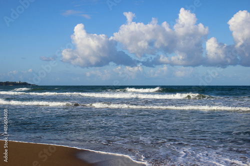 waves on the beach