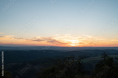 sunset in the mountains Vlci hora, Cernosin