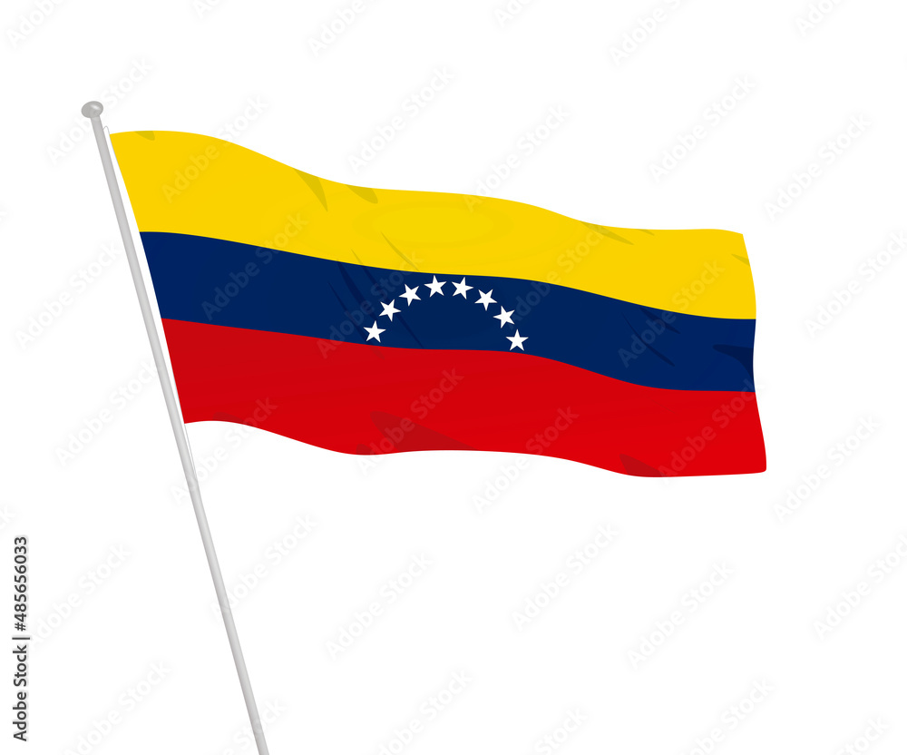 Venezuela national flag. vector illustration Venezuela national flag. vector illustration