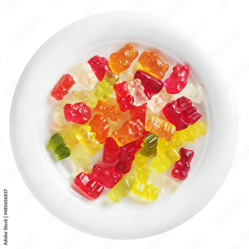 Multi-colored chewing candies Multi-colored chewing candies