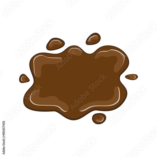 Chocolate splat vector illustration