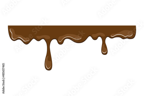 Chocolate splat vector illustration