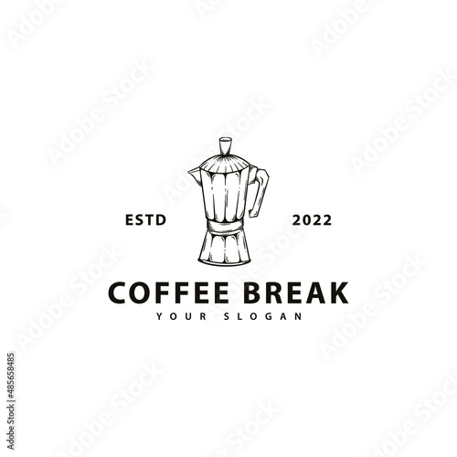 Coffee hand drawn premium template