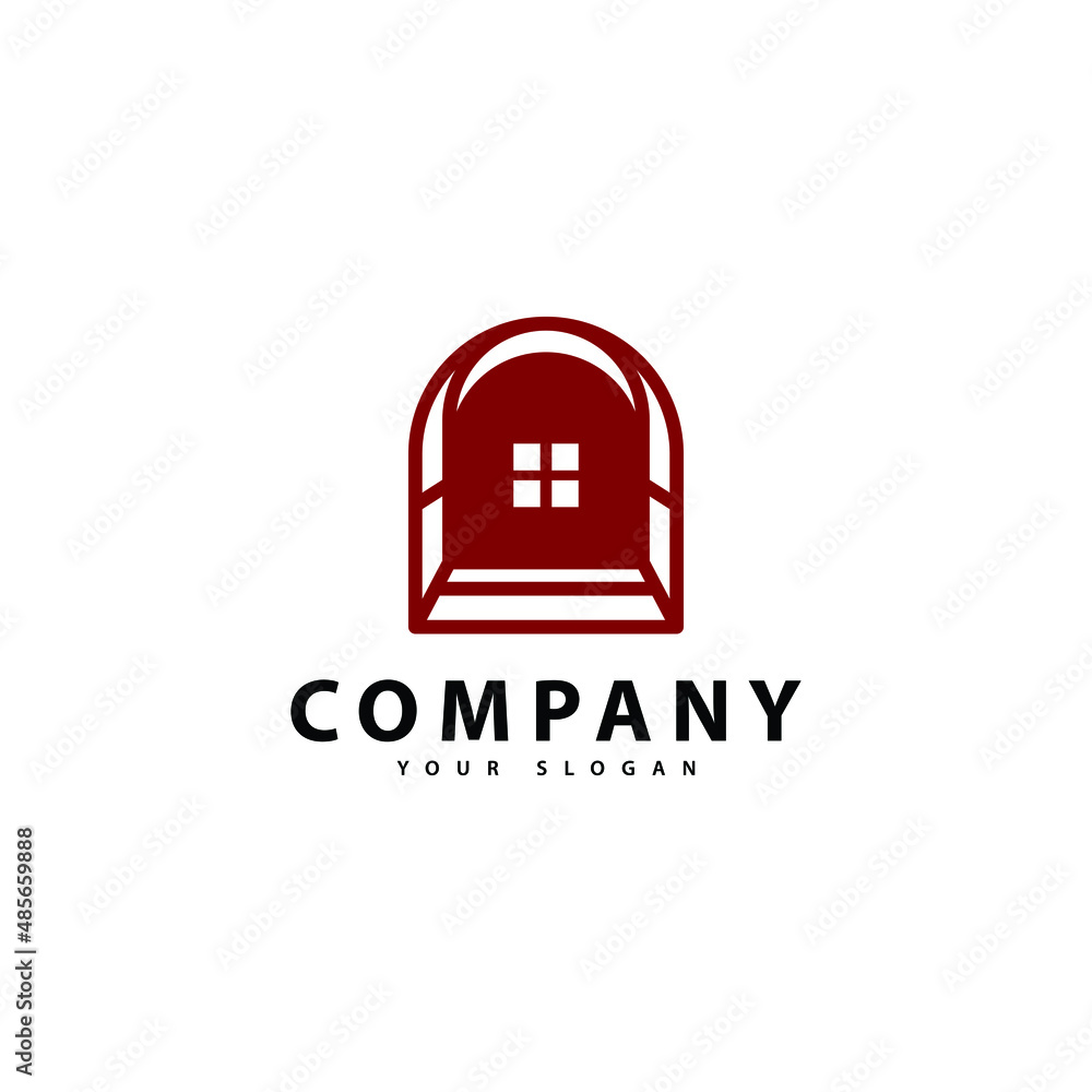 House shape logo template House shape logo template