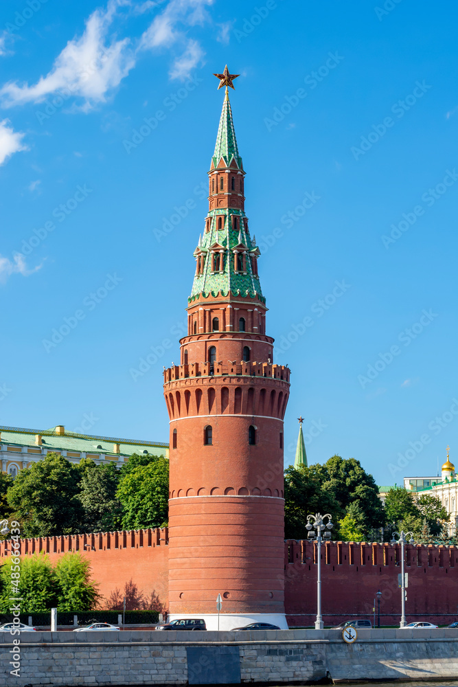 Vodovzvodnaya tower of Moscow Kremlin, Russia