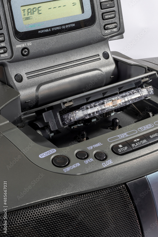 Fototapeta premium Ghetto blaster tape player