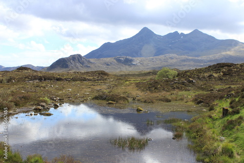 Wallpaper Mural Scottish pond Torontodigital.ca
