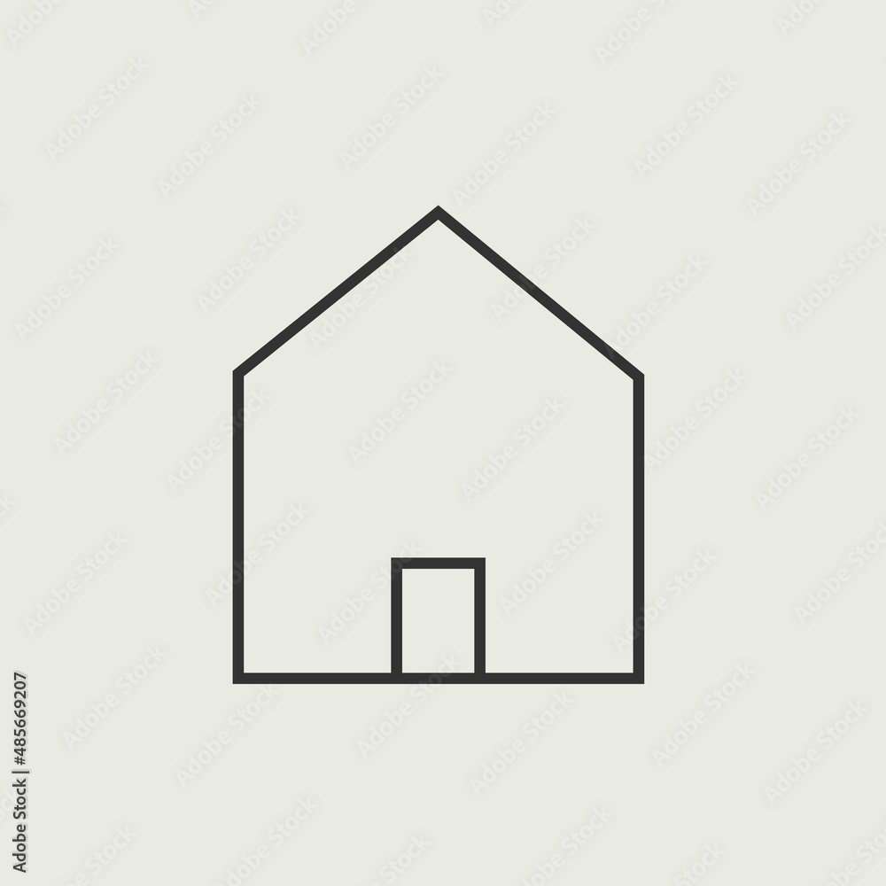 home vector icon illustration sign home vector icon illustration sign