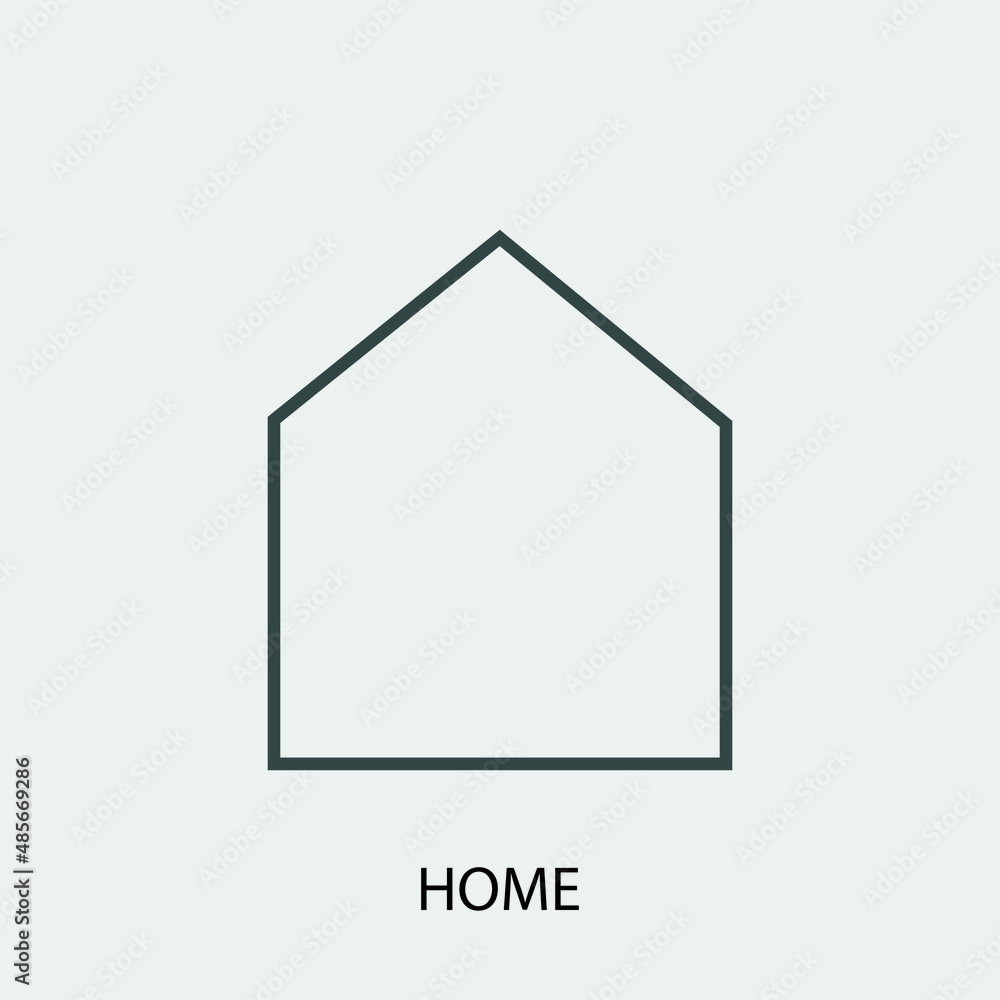 home vector icon illustration sign home vector icon illustration sign
