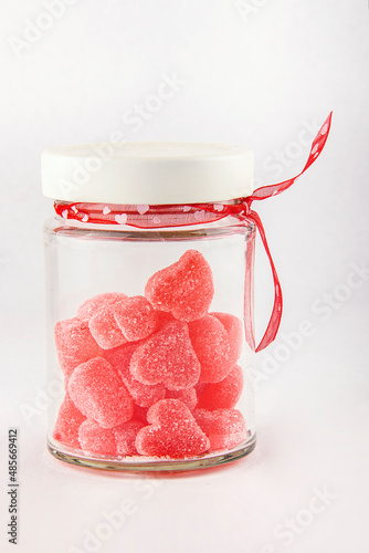 Corazones de gomita