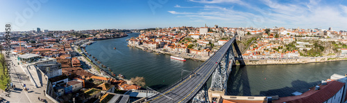 Panorama de Porto depuis le belvédère de Serra do Pilar