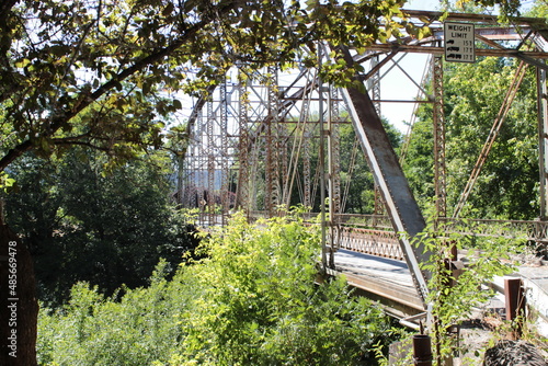 Wallpaper Mural Steel bridge over creek. Torontodigital.ca