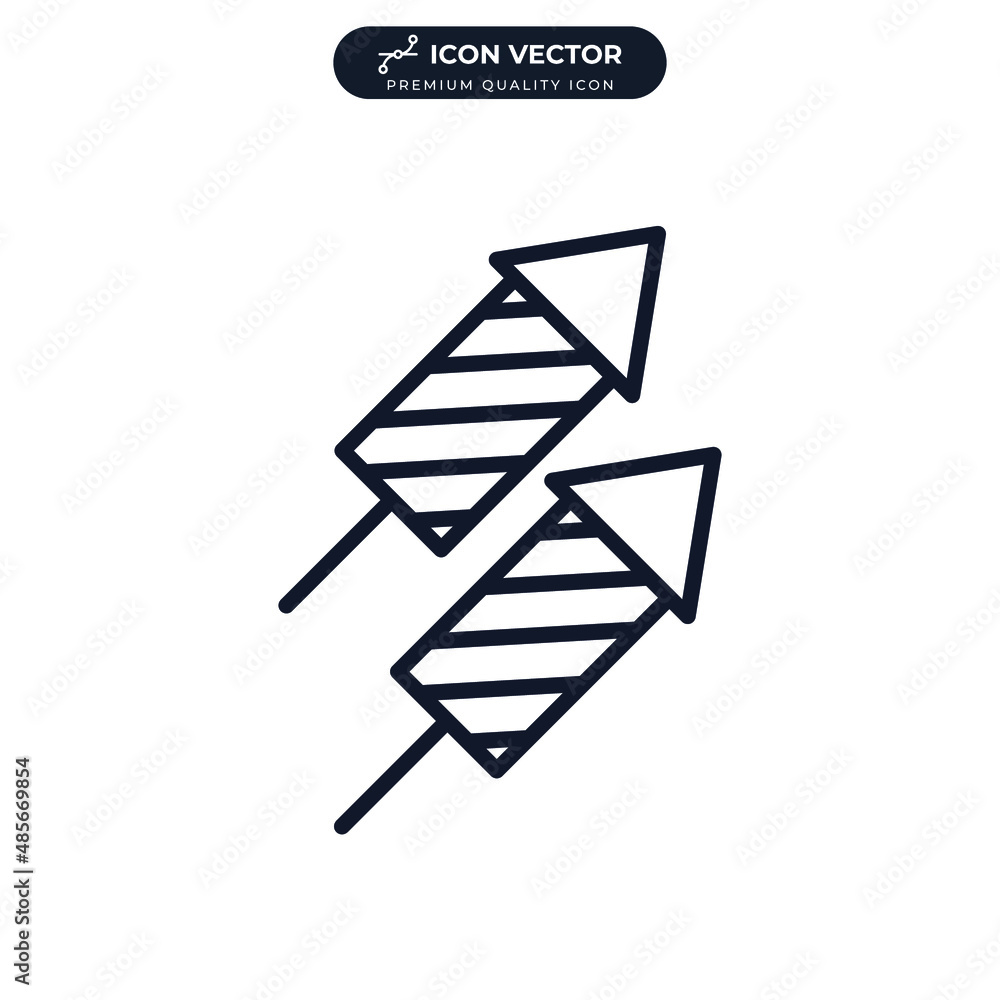 Firework icon symbol template for graphic and web design collection logo vector illustration Firework icon symbol template for graphic and web design collection logo vector illustration
