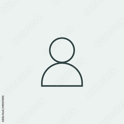 profile vector icon illustration sign 