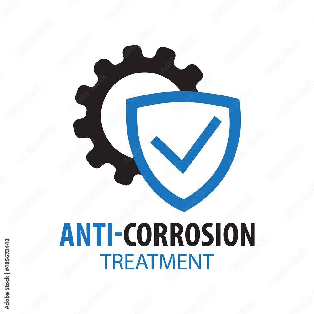 Vector logo of rust removal and treatment