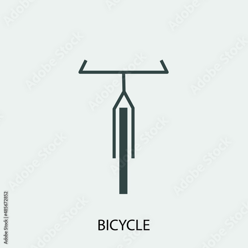 bicycle vector icon illustration sign