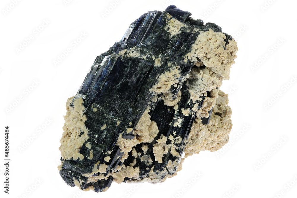 vivianite from Mount Bischoff Mine, Australia isolated on white background vivianite from Mount Bischoff Mine, Australia isolated on white background