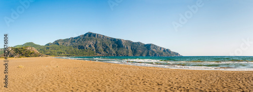 Iztuzu Beach, Dalyan, Mugla Province, Turkey, Eastern Europe, background with copy space