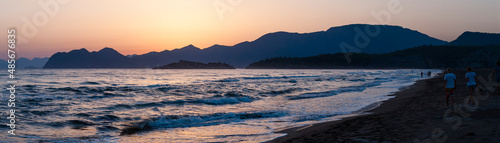 Iztuzu Beach at sunset, Dalyan, Mugla Province, Turkey, Eastern Europe