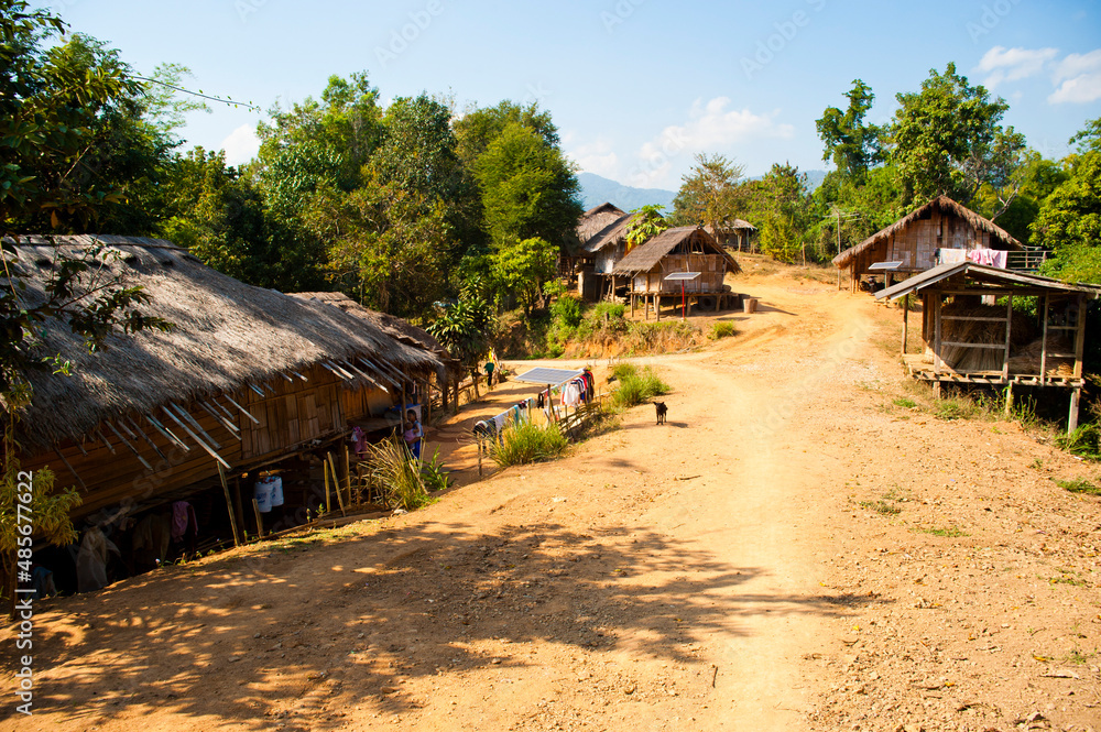 Akha Tribe Village Near Chiang Rai, Thailand, Southeast Asia Akha Tribe Village Near Chiang Rai, Thailand, Southeast Asia