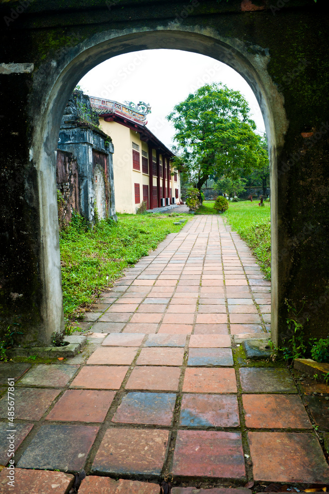 Old Ancient Archway in Hue Citadel (The Imperial City of Hue), Vietnam, Southeast Asia Old Ancient Archway in Hue Citadel (The Imperial City of Hue), Vietnam, Southeast Asia