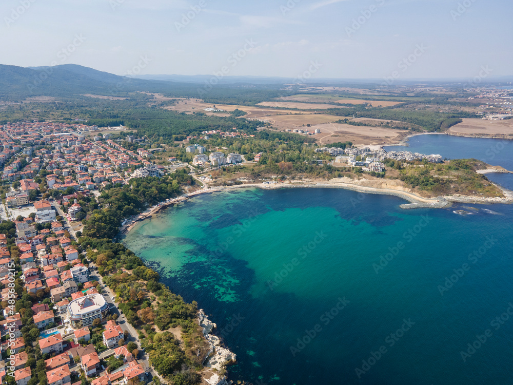 Aerial view of Town of Tsarevo,  Bulgaria