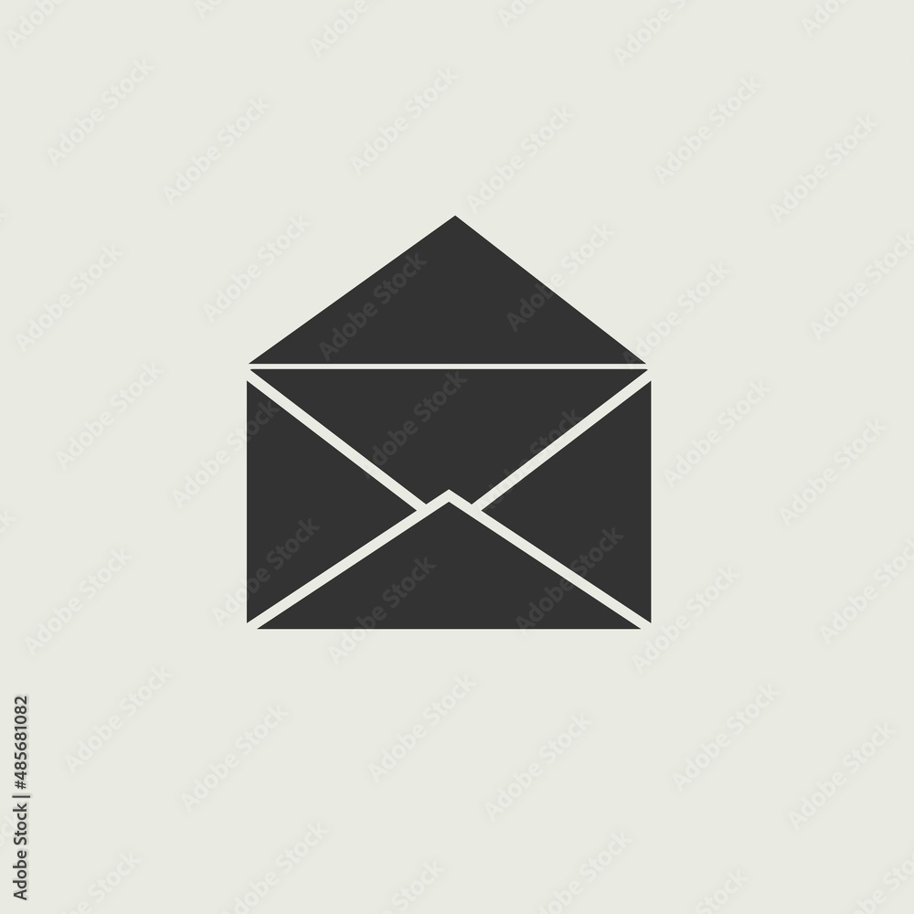 Envelope vector icon illustration sign Envelope vector icon illustration sign