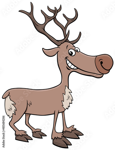 cartoon reindeer comic animal character
