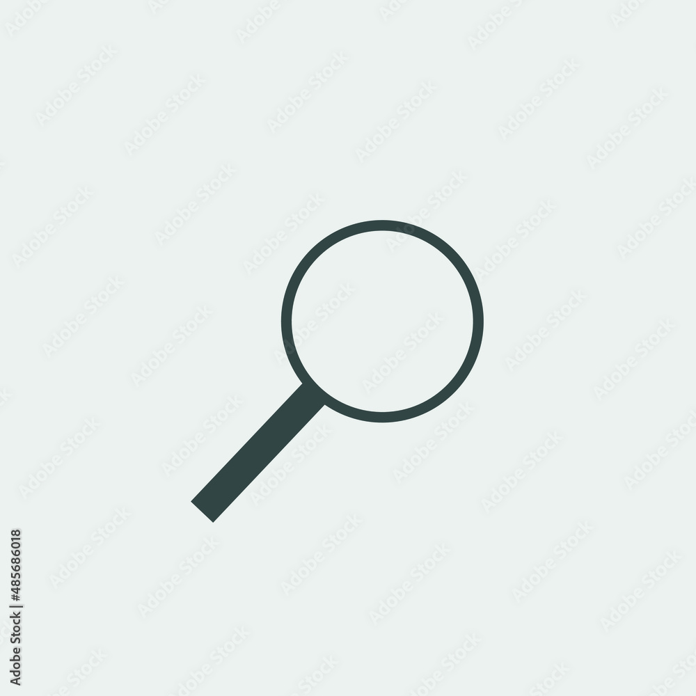 search glass vector icon illustration sign search glass vector icon illustration sign