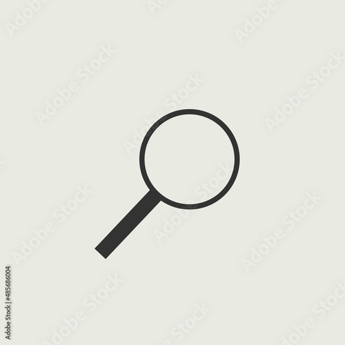 search glass vector icon illustration sign 