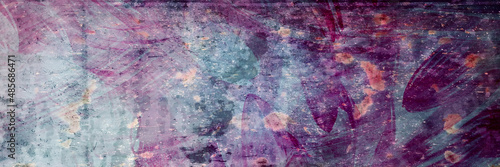 blue and purple grunge text...