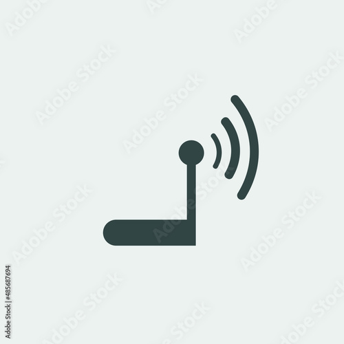 internet router vector icon illustration sign 